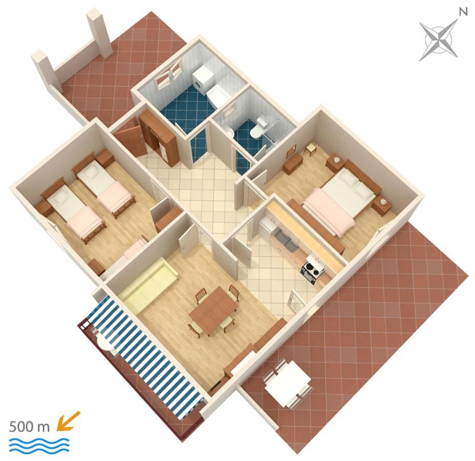 Apartment Rabac 2340A Eksteriør bilde